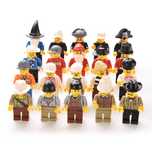 Figura várias profissões e personagens tipo lego - nova