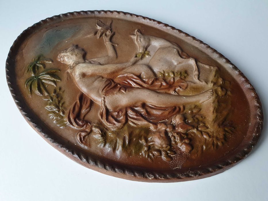 барильєф  декоративне настінне панно, картина "Німфа" Карл Штеррер