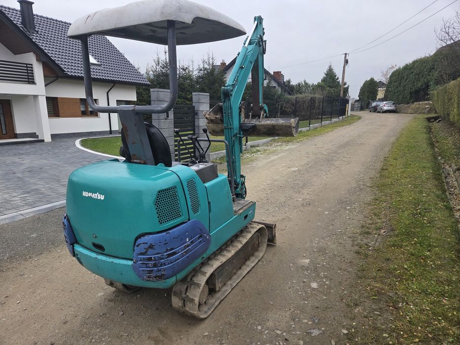 Minikoparka Komatsu PC05 Waga 1.5 t.#nie.kubota.cat.jcb.yanmar.terex##