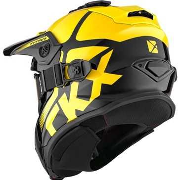 Kask atv skuter śnieżny CKX TITAN Black/Yellow Can-am