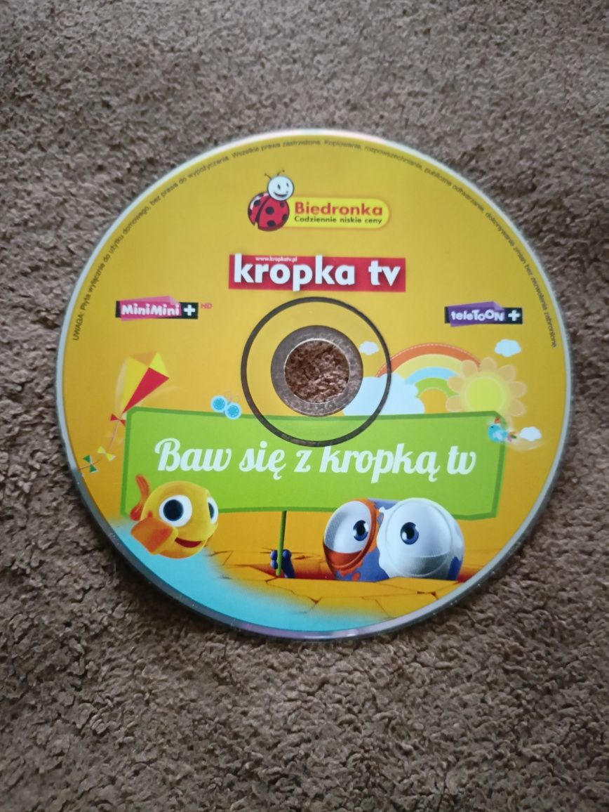 Baw się z Kropką TV gry edukacyjne na płycie CD