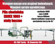 Piła ciesielska krajzega cyrkularka tarcza 400mm ERNEX wynajem TYCHY