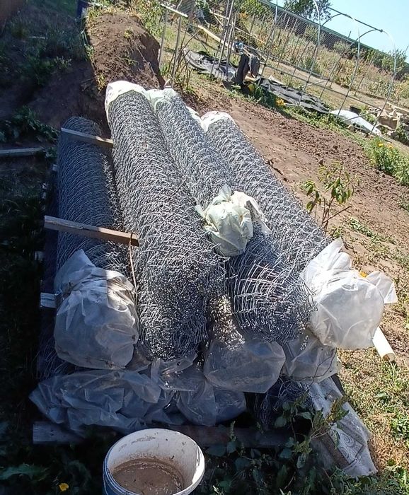 Сітка рабиця гарячого оцинкування висота 2, 0 м ячейки 6 на 6 см