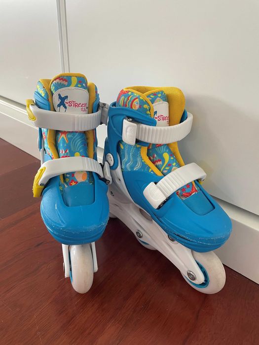 Patins / skates em linha - como novo - T 27-30