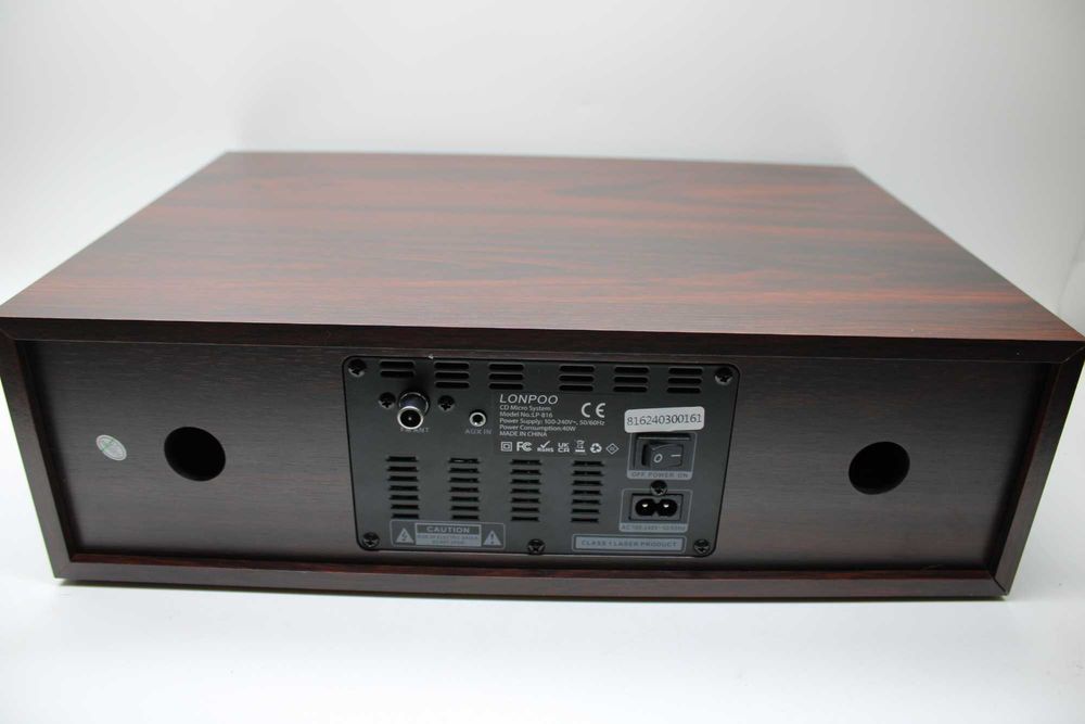 LONPOO LP-816 Kompaktowy zestaw stereo HiFi CD Bluetooth FM USB AUX