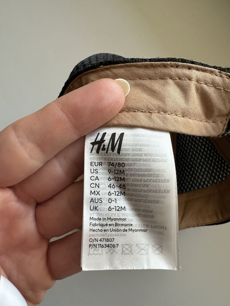 Кепка H&M дитяча на 9-12 місяців