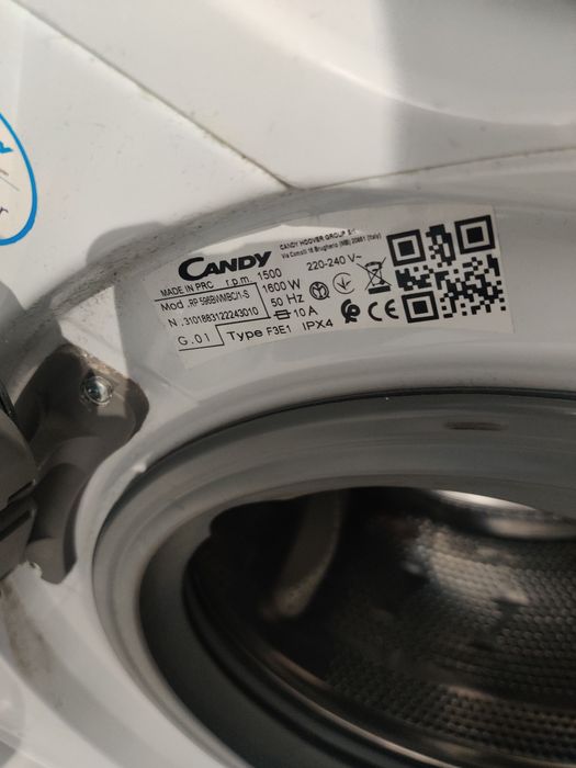 Pralka candy-uszkodzona
