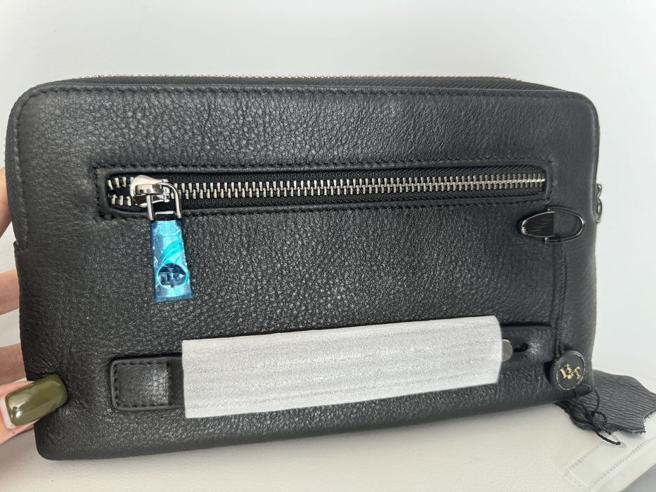 HT Leather барсетка шкіряна Клатч чоловічий натуральна шкіра Кожаная