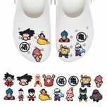 Przypinki do Crocs Dragon Ball do butów telefonu torby zestaw 16 szt