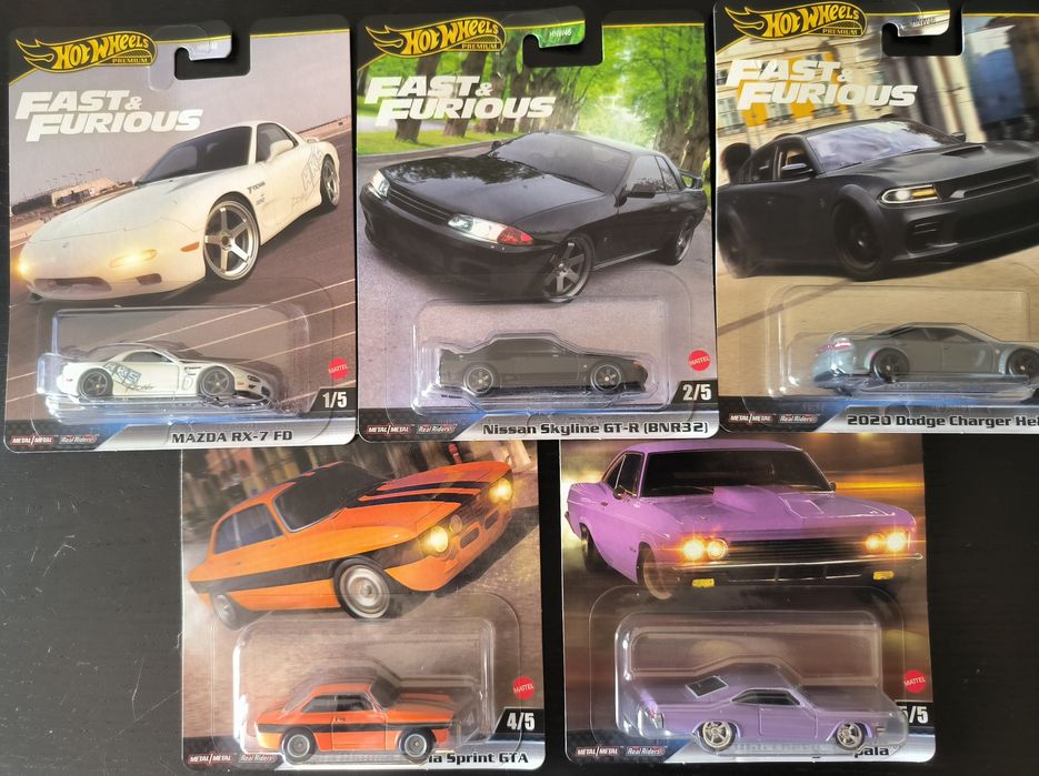 Hot Wheels - Set completo Fast & Furious 2025 - mix 2 ; Premium