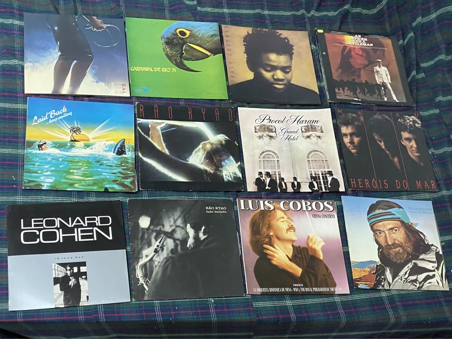 Discos vinil, discos LPs e Singles