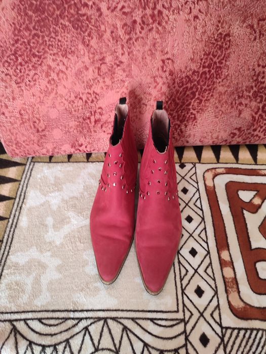 Шкіряні чобітки козаки