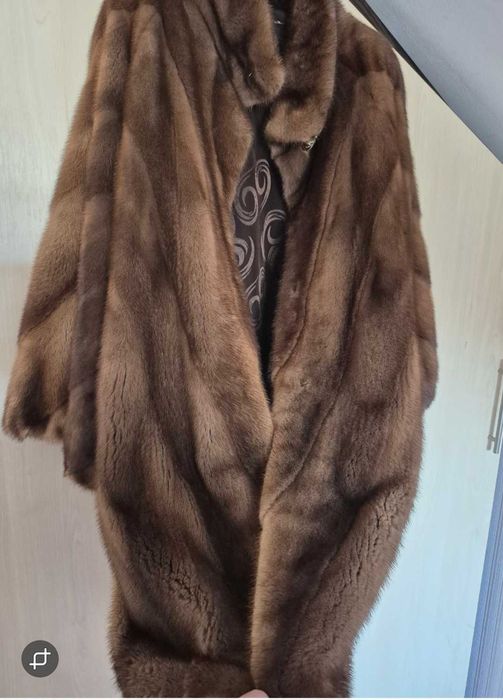 Шуба норкова Nafa кімоно,оверсайз 50-60р