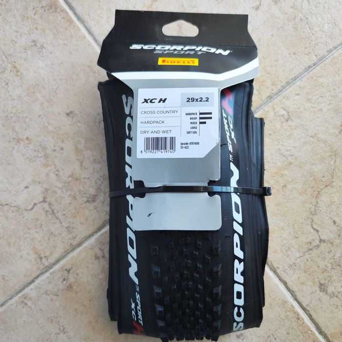 Pneu Pirelli Scorpion Sport XC H 29x2.2"- terrenos duros dobrável