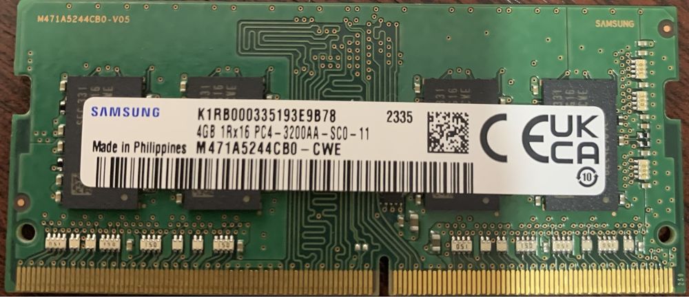 Оперативна памʼять для ноутбука