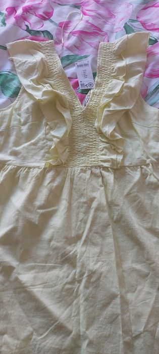 Sukienka orsay rozm. 48 żółta