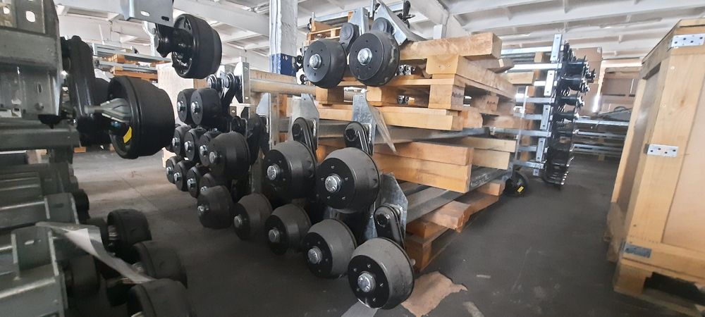 Торсионная ось на прицеп AL-KO, KNOTT , тормоза прицеп, балки, вісі
