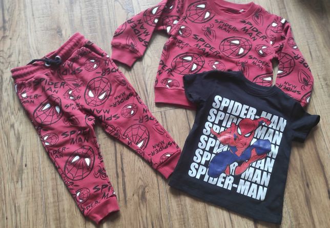 Komplet dresowy Spiderman dres 98cm Marvel