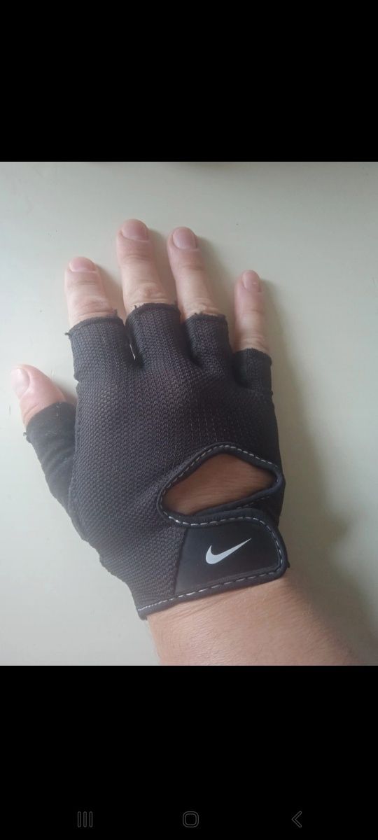Rękawice sportowe bez palców nike s