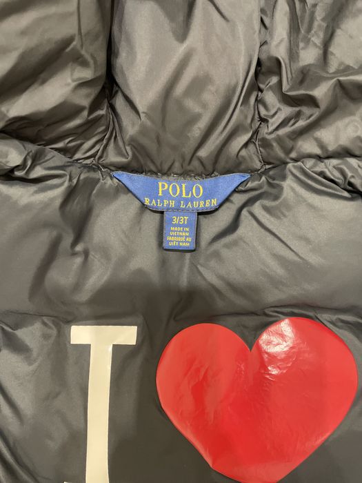 Polo ralph lauren пуховик для дівчинки.