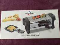 Küchenprofi Grill Elektryczny Kamienny Hot Stone Duo Czarny 400 W