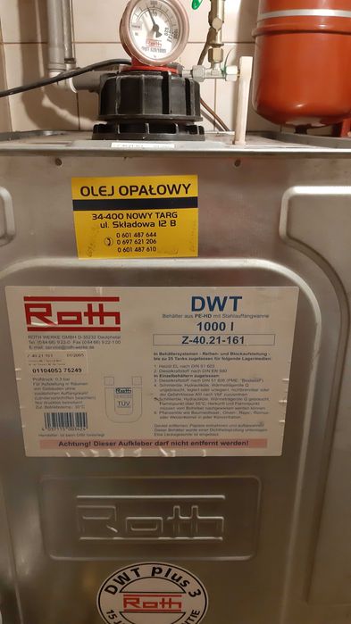 Zbiornik na olej opałowy 1000 l.    !!!