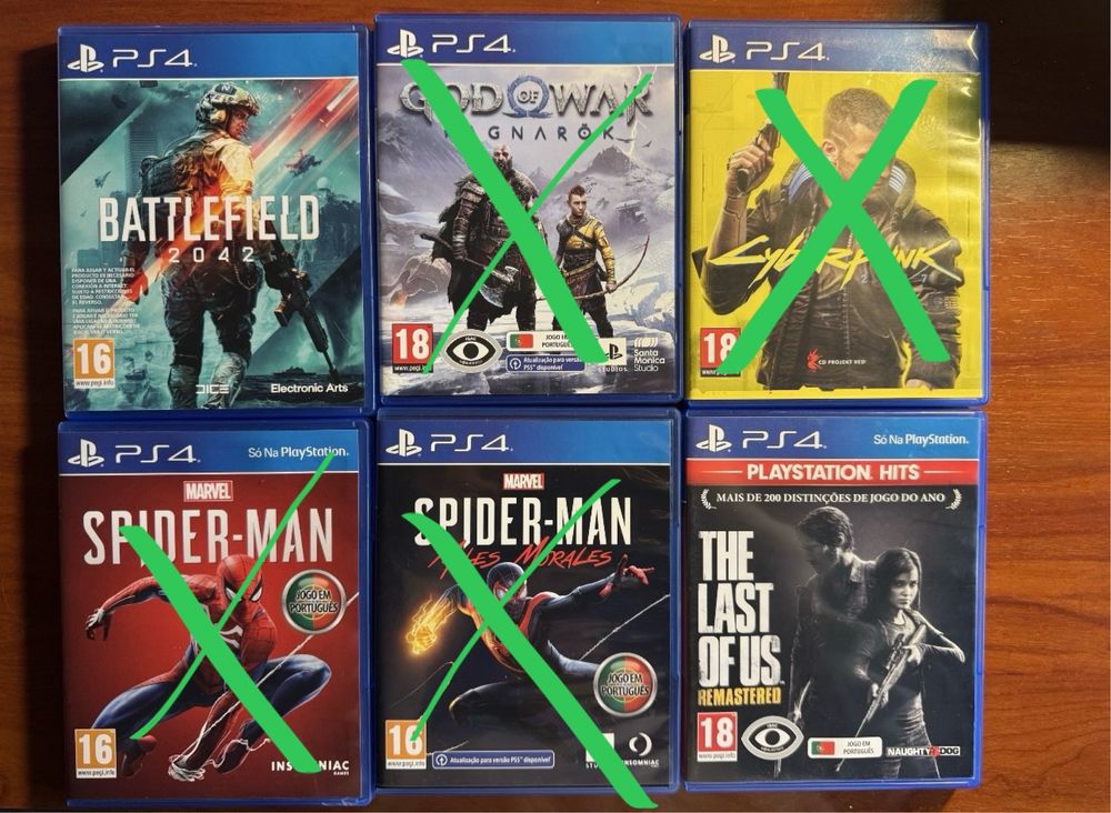 Jogos PS4 - ver preço na descrição