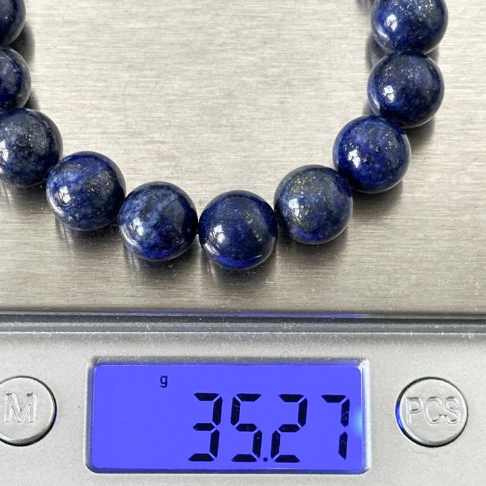 Bransoletka z naturalnym Lapis Lazuli z ok. 1980 roku z Londynu