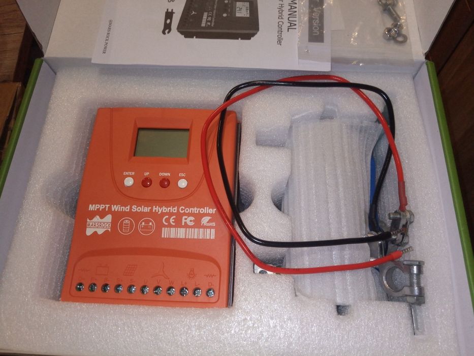 Regulator ładowania MPPT solarny i wiatrowy 3000W