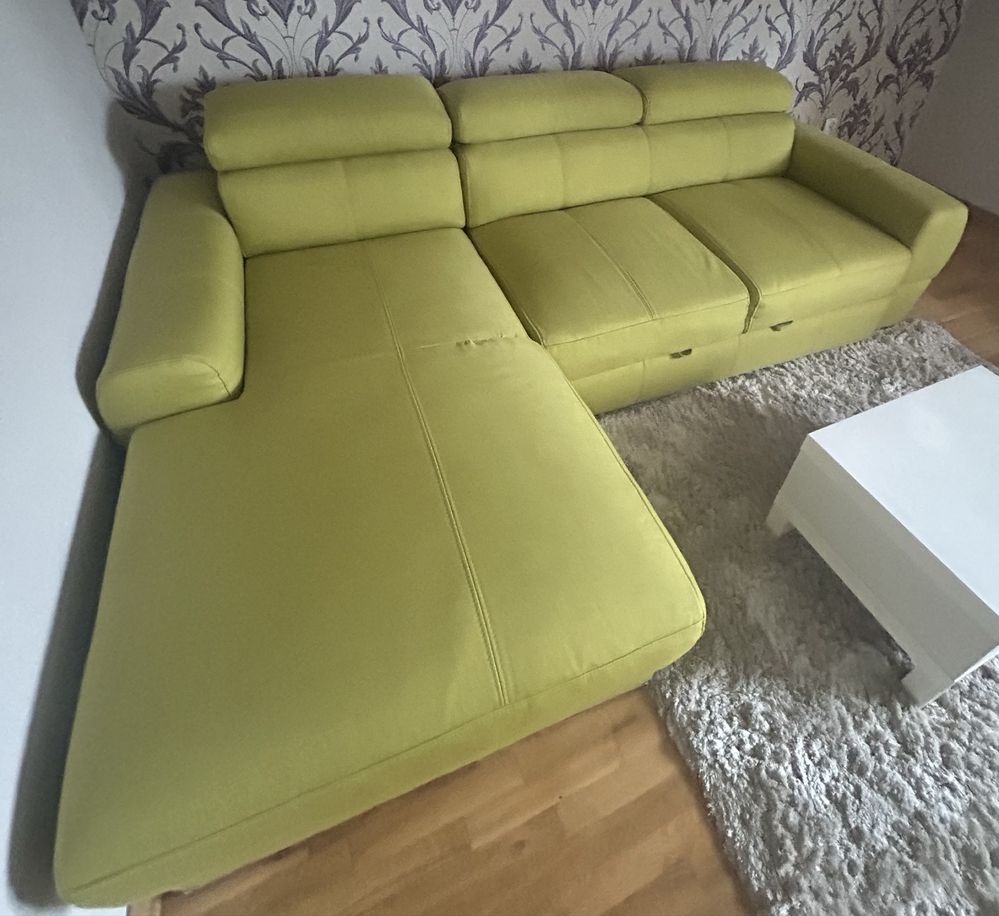 Rozkładany narożnik z funkcją spania