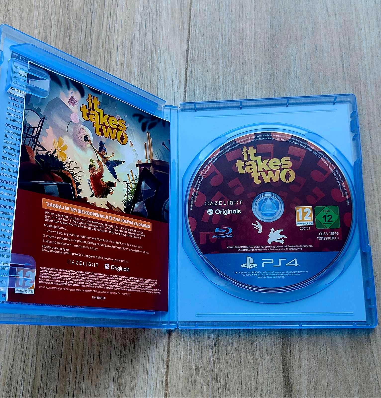 Gra "It Takes Two" na konsolę PS4