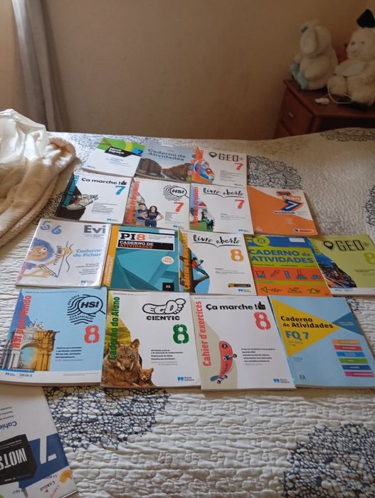 Cadernos de atividades 7 e 8