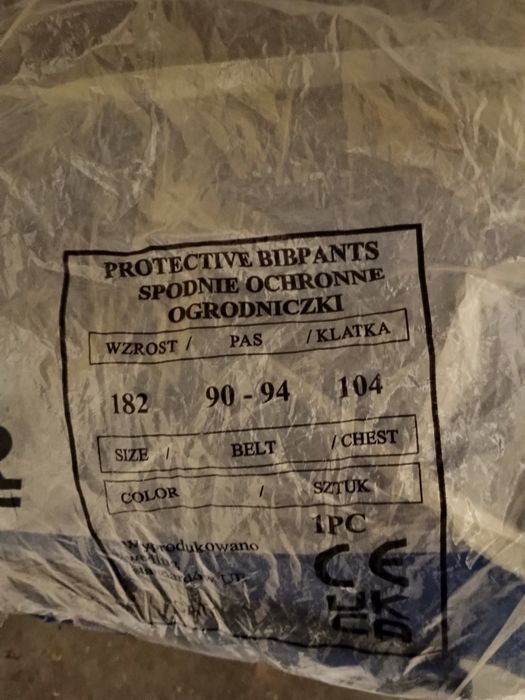 Spodnie robocze ogrodniczki ocieplane