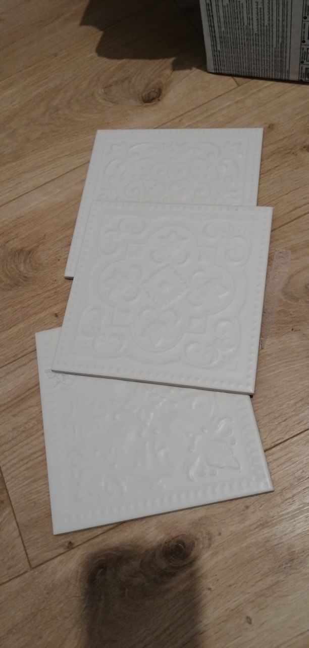 Płytki PARADYŻ 20x20cm Classy Chic Bianco Struktura A, B, C Klasyczne