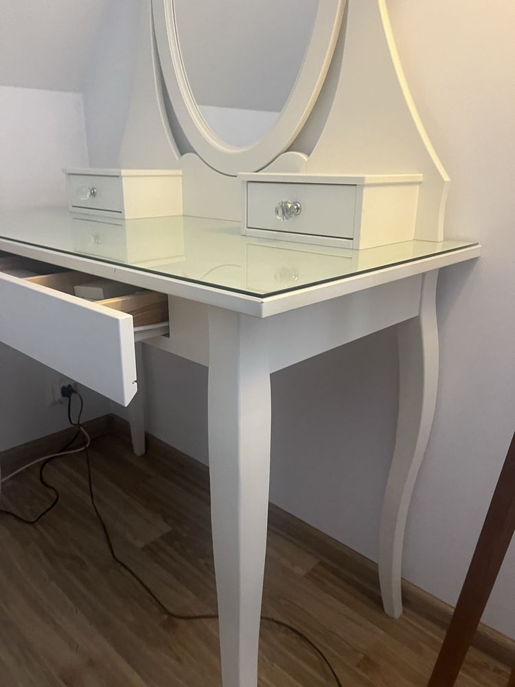 Toaletka, konsola, komoda - HEMNES Ikea, biały, 100x50 cm