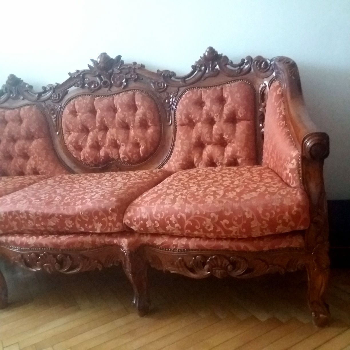 Stylowa sofa 3 osobowa z dwoma fotelami