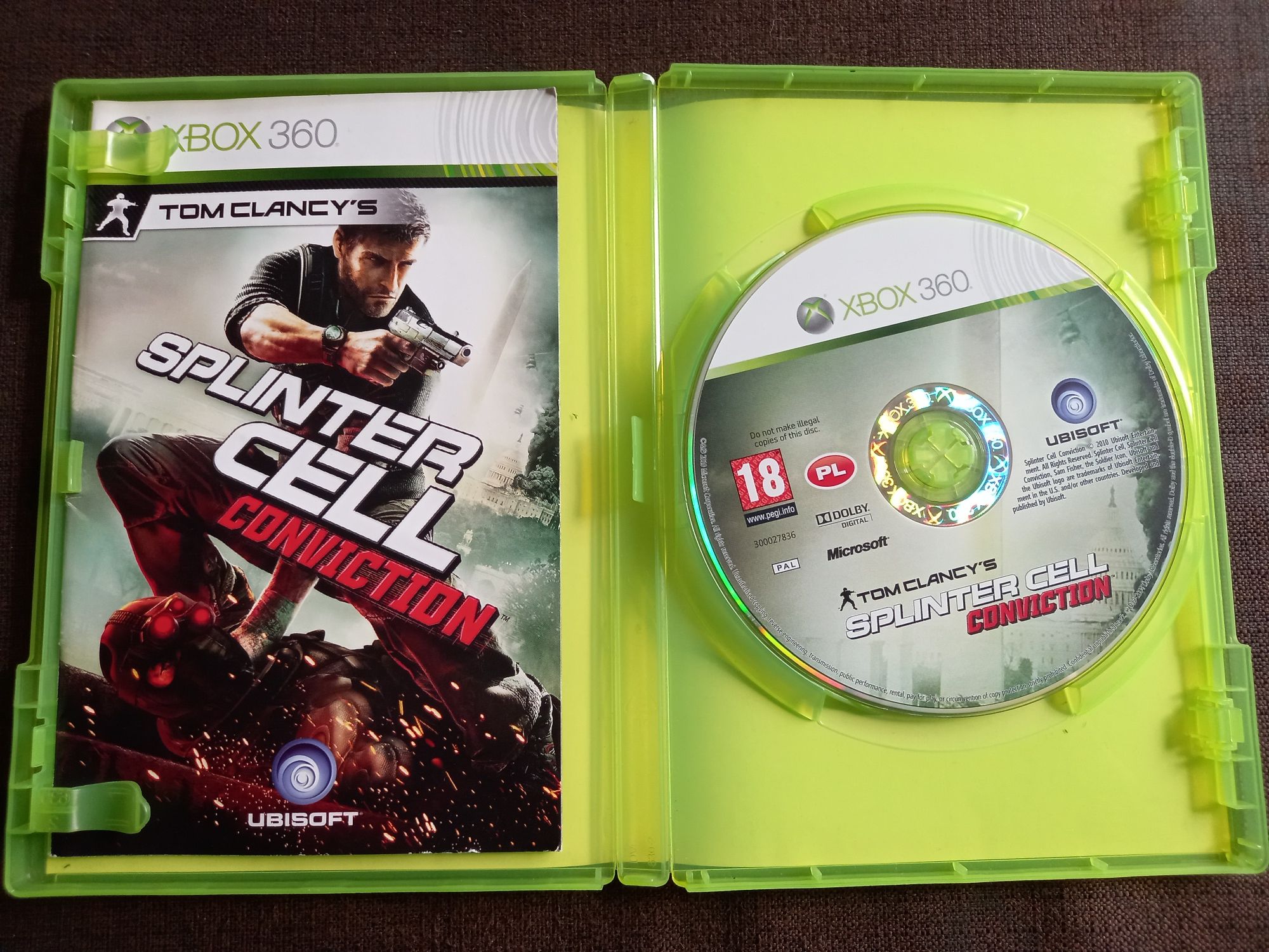 Gra Tom Clancys Splinter Cell Conviction na xbox 360