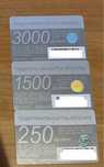 Brocard сертификат 3000/1500/250