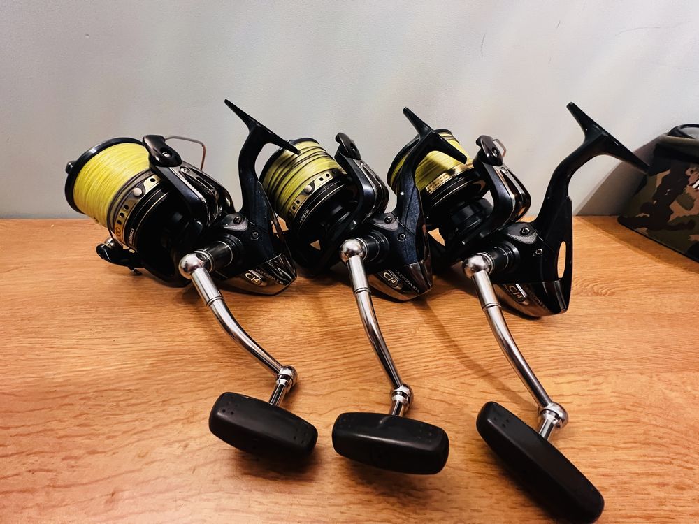 Kołowrotki Shimano Ultegra XTA CI4 14000 białe kruki