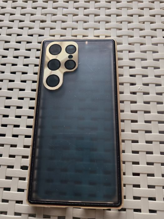 Etui do Samsung Galaxy S 24 Ultra Gold całe zamykane NOWE