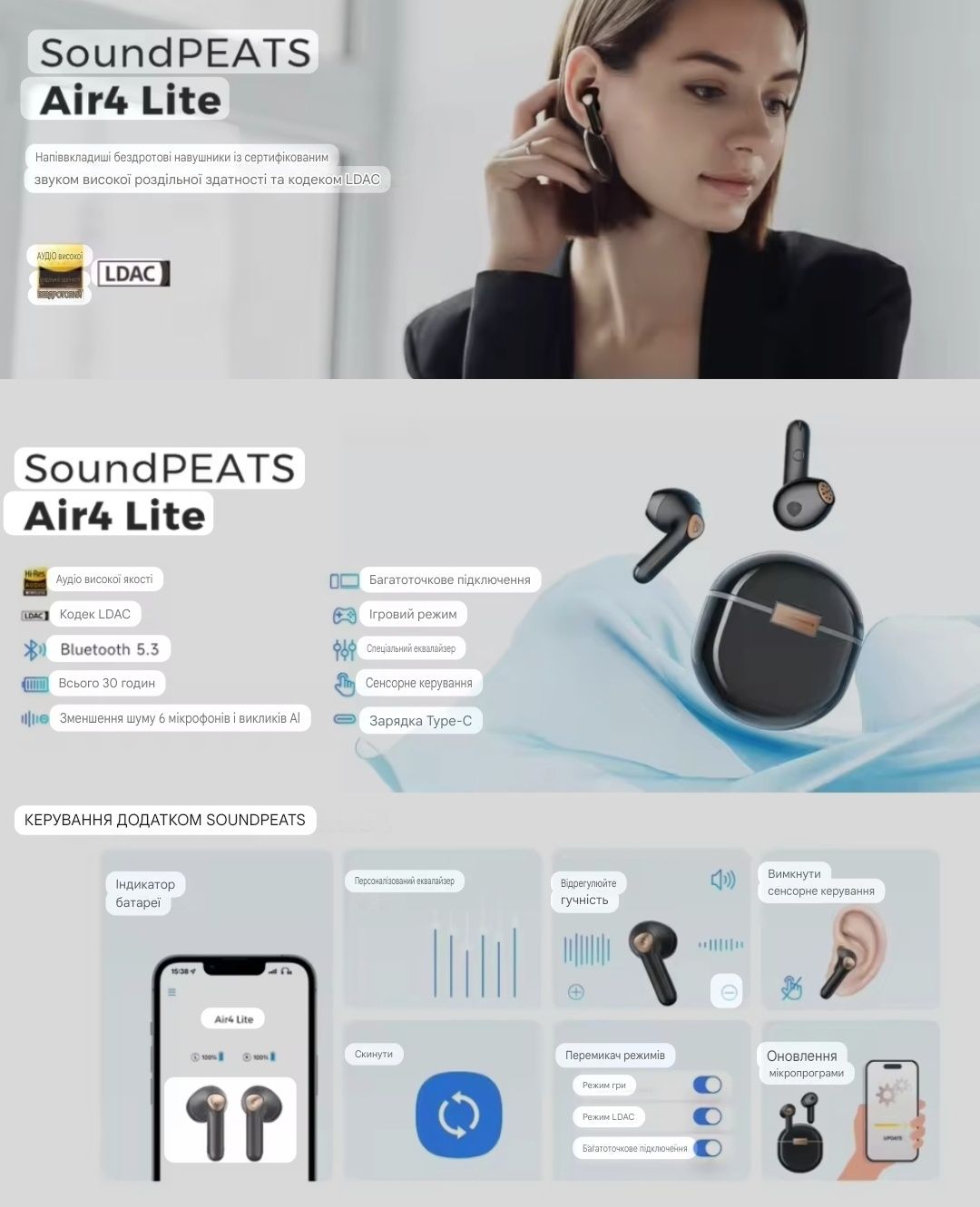 LDAC/SoundPeats Air 4 Lite