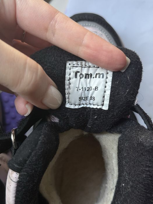 Зимові чобітки для дівчинки tom.m
