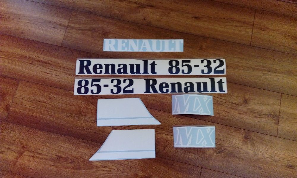 Naklejki Renault 85-32 MX 65-32 MX 106-54 TL