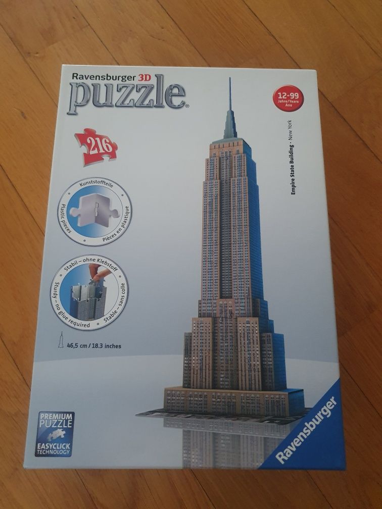 Puzzle 3D Empire state Building Nowy Jork Ravensburger