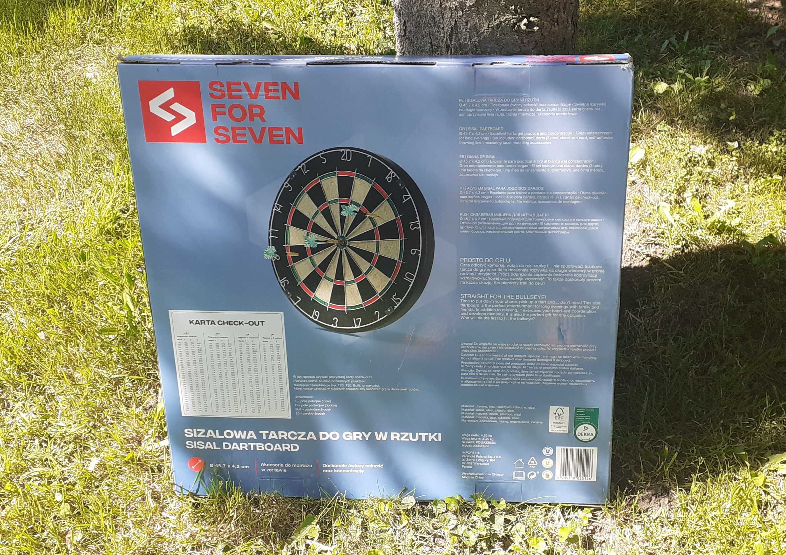 Sizalowa tarcza do gry w rzutki DART
Seven For 7