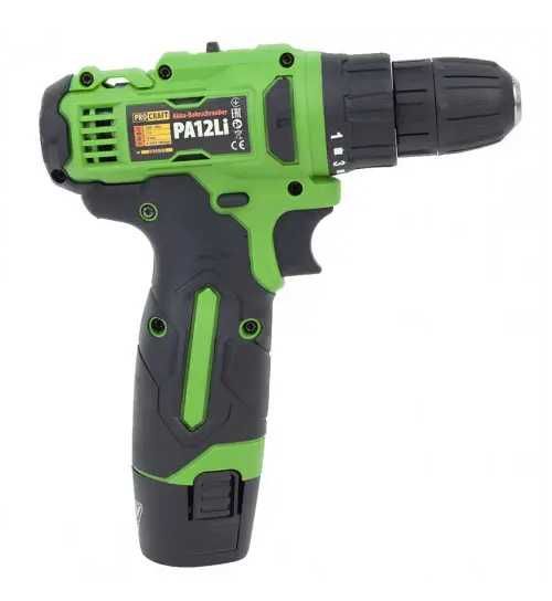 Аккумуляторный шуруповерт Procraft PA-12Li COMPACT (12В, 2 АКБ)