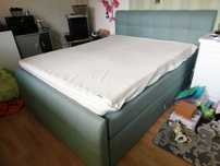 Komplet Sypialnia, Boxspringbet-Łóżko, Szafki.