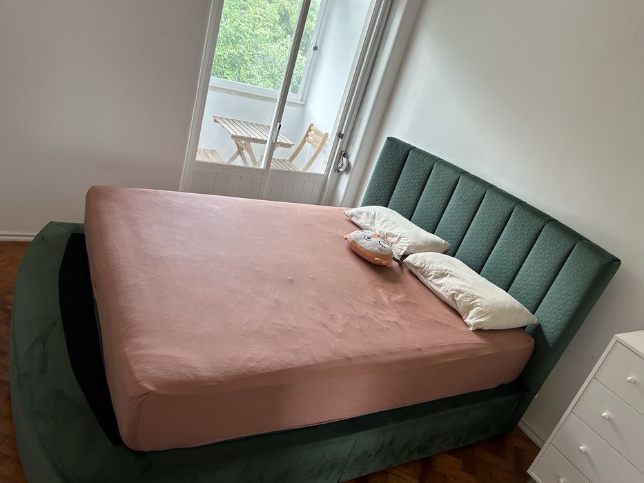 Cama velvet- Velvet Bed