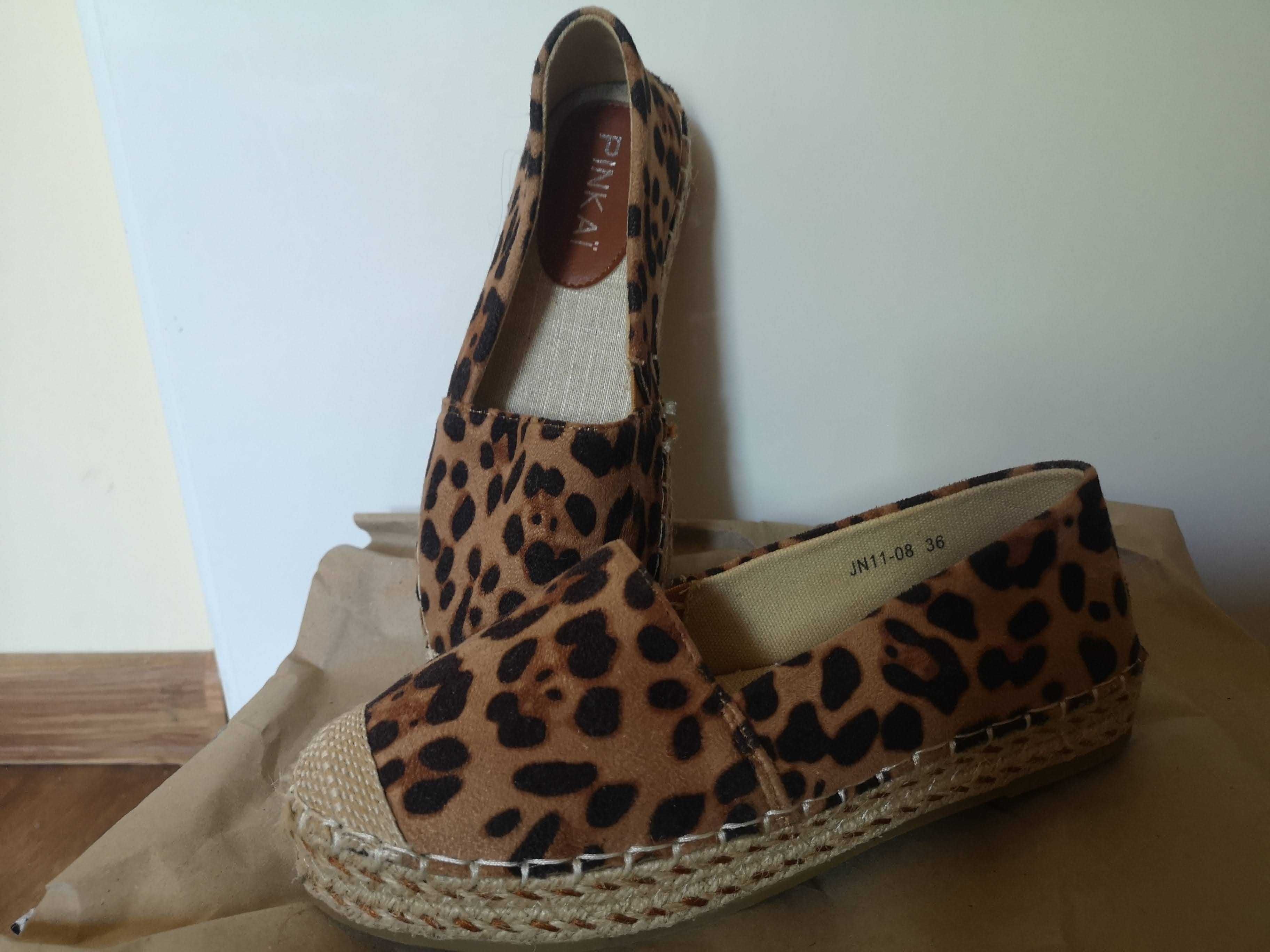 Buty typu espadryle roz. 36 (nowe)