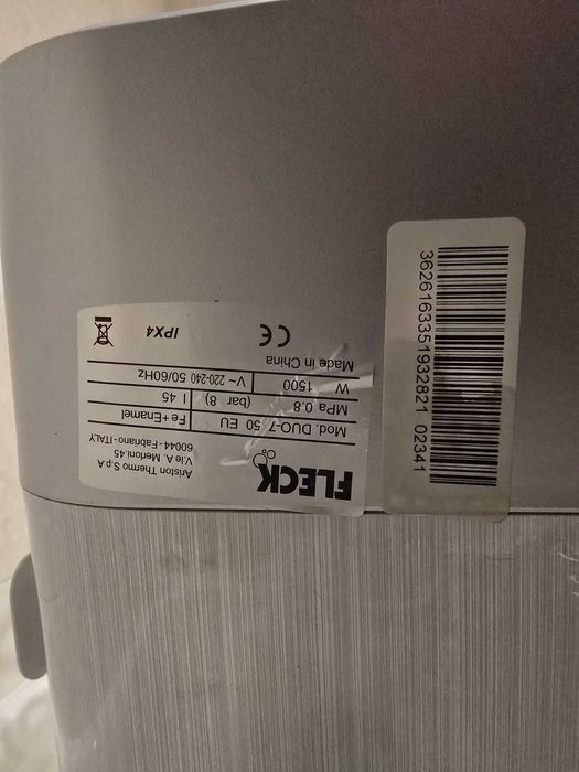 Termo-acumulador Fleck DUO7 — 80 Litros | Para reparação ou peças